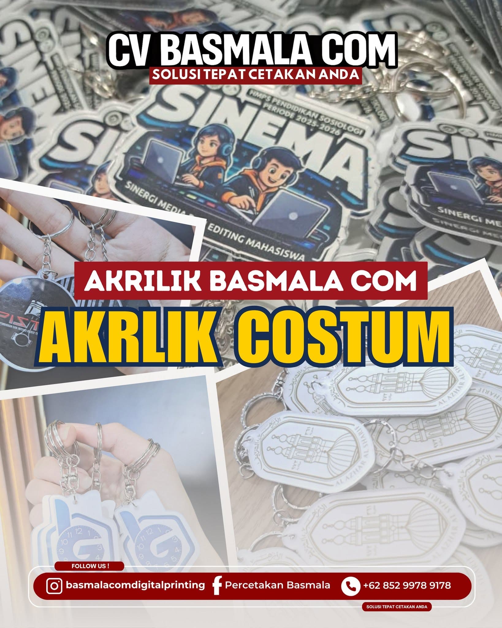 Akrilik custom Basmala