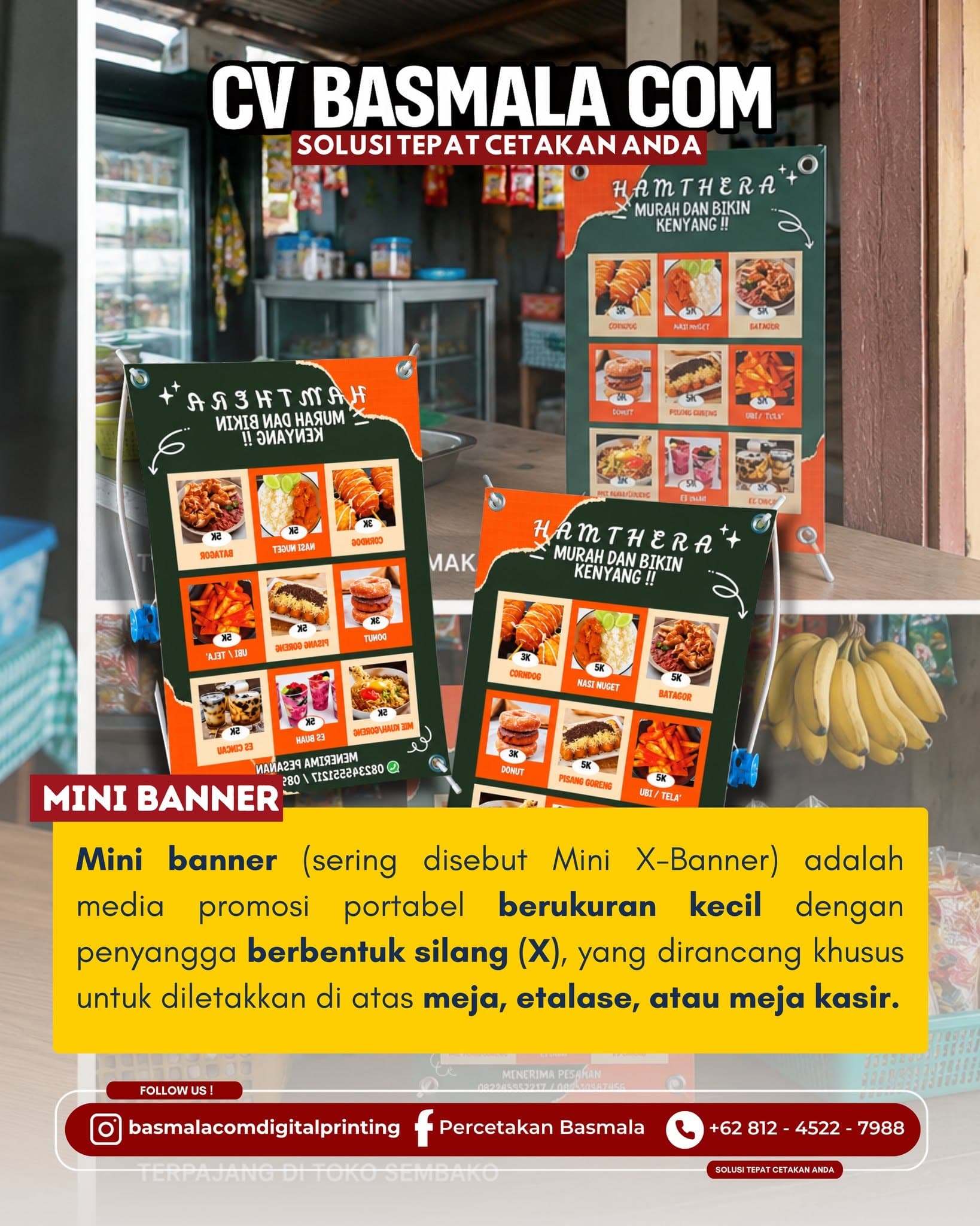 Cetak materi promosi full color