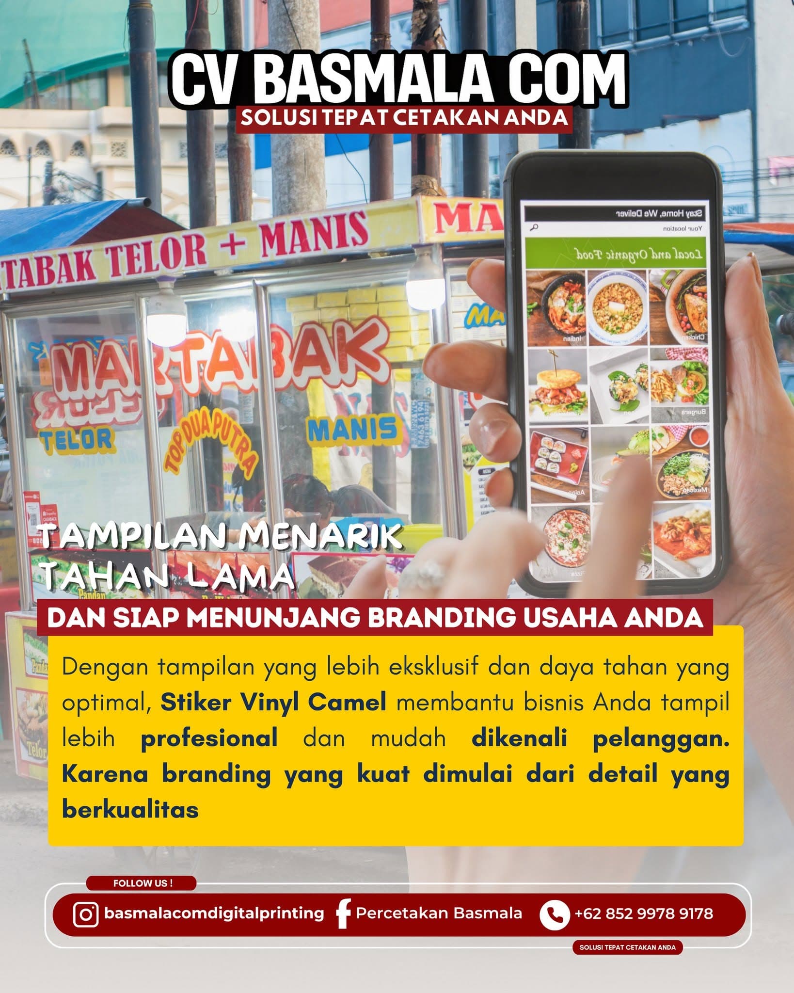 Cetakan undangan dan kebutuhan acara custom