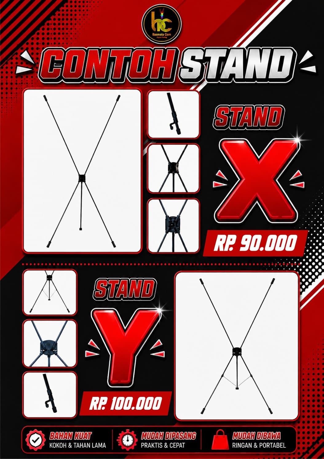 X Banner Wisuda 60 x 160 cm Basmala Com