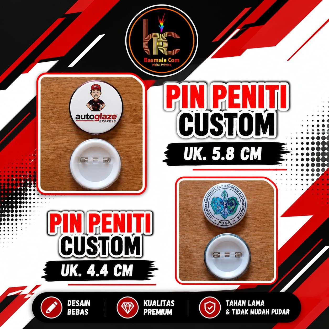 Pin/Bros Plastik Custom Basmala Com